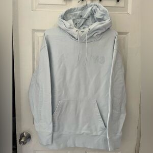 Y-3 CL LC Hoodie Light Blue/White Size Small
